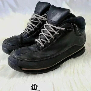 Timberland Chukka Ankle Boots Black Leather - 6M